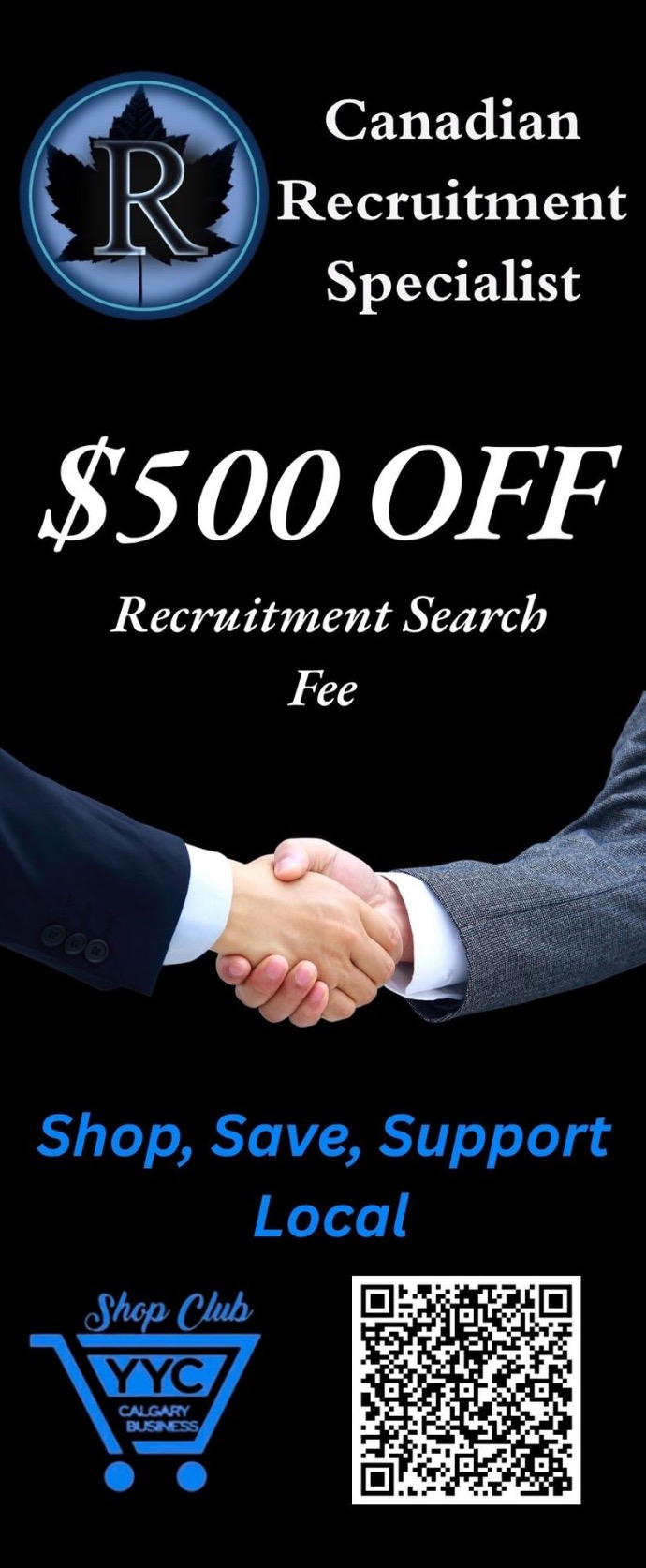 $500 off The Recruitment Search fee